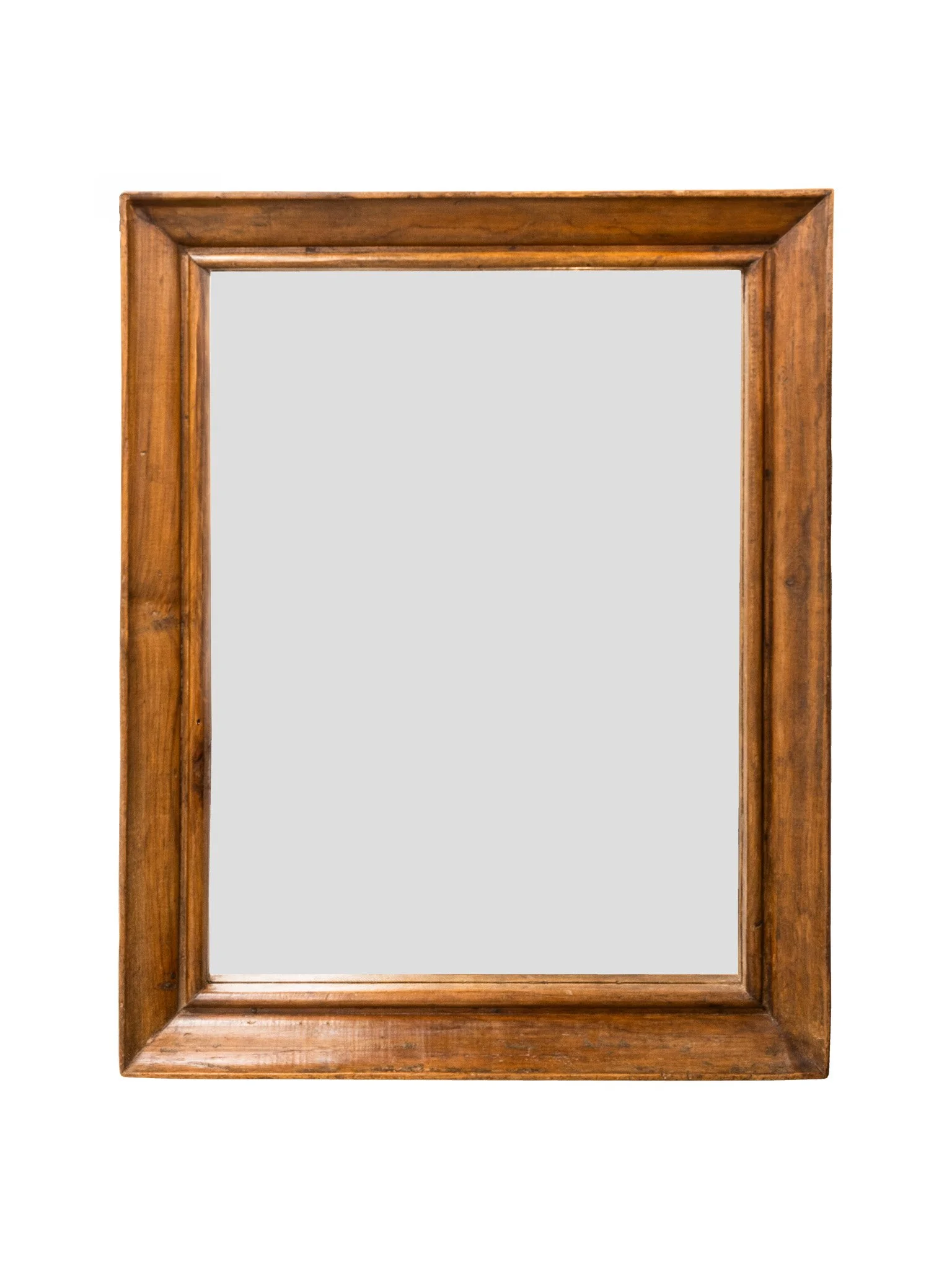 【Wooden Frame Mirror】木枠 ミラー 鏡 Zig Zag Reclaimed Wood Mirror — Curated Furnishings